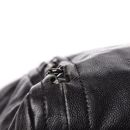Chanel Glazed Calfskin Large Modern Chain Tote Black 23 of 27