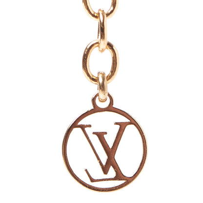 Louis Vuitton Essential V Necklace Gold 6 of 6