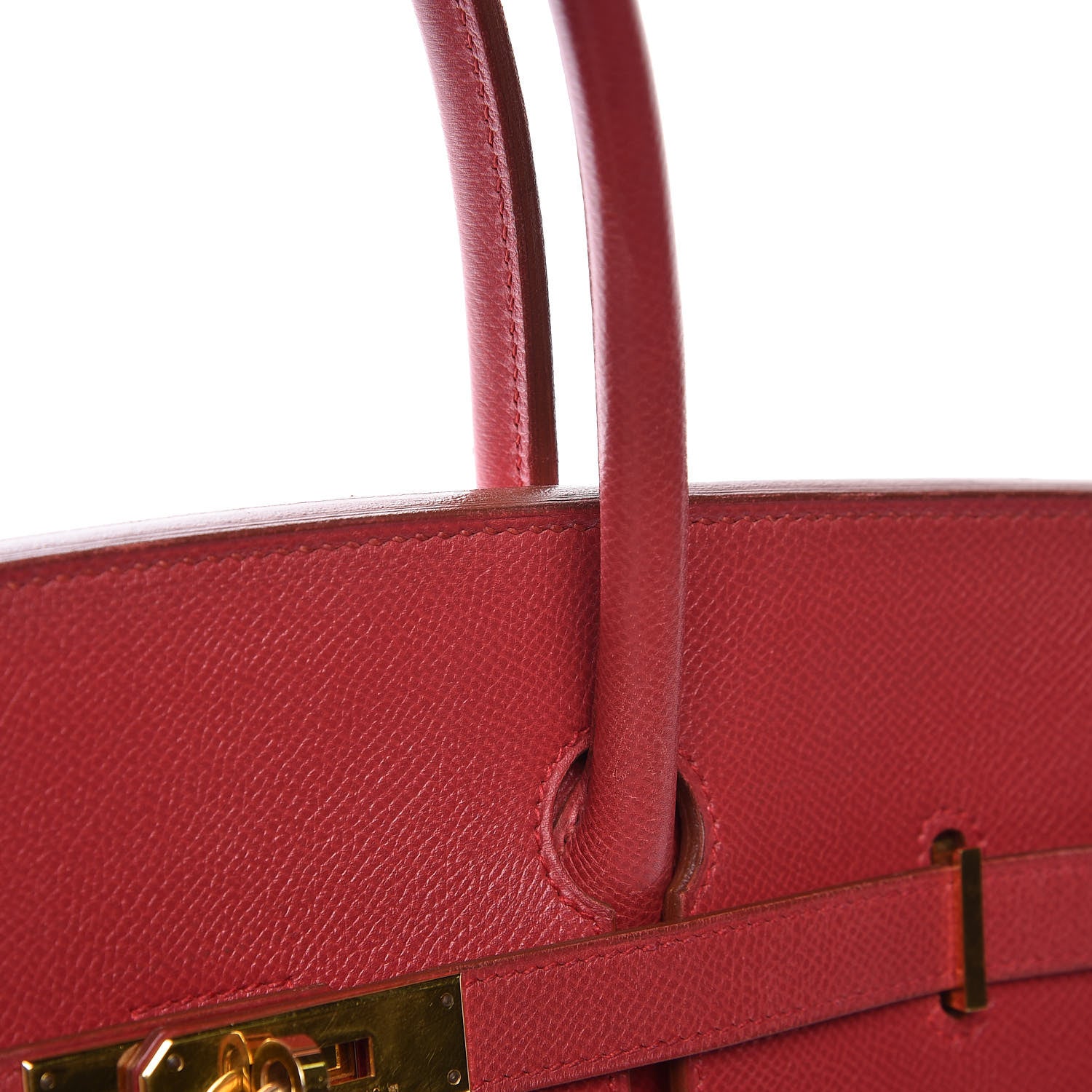 Hermes Courchevel Birkin 40 Rouge 41 of 46