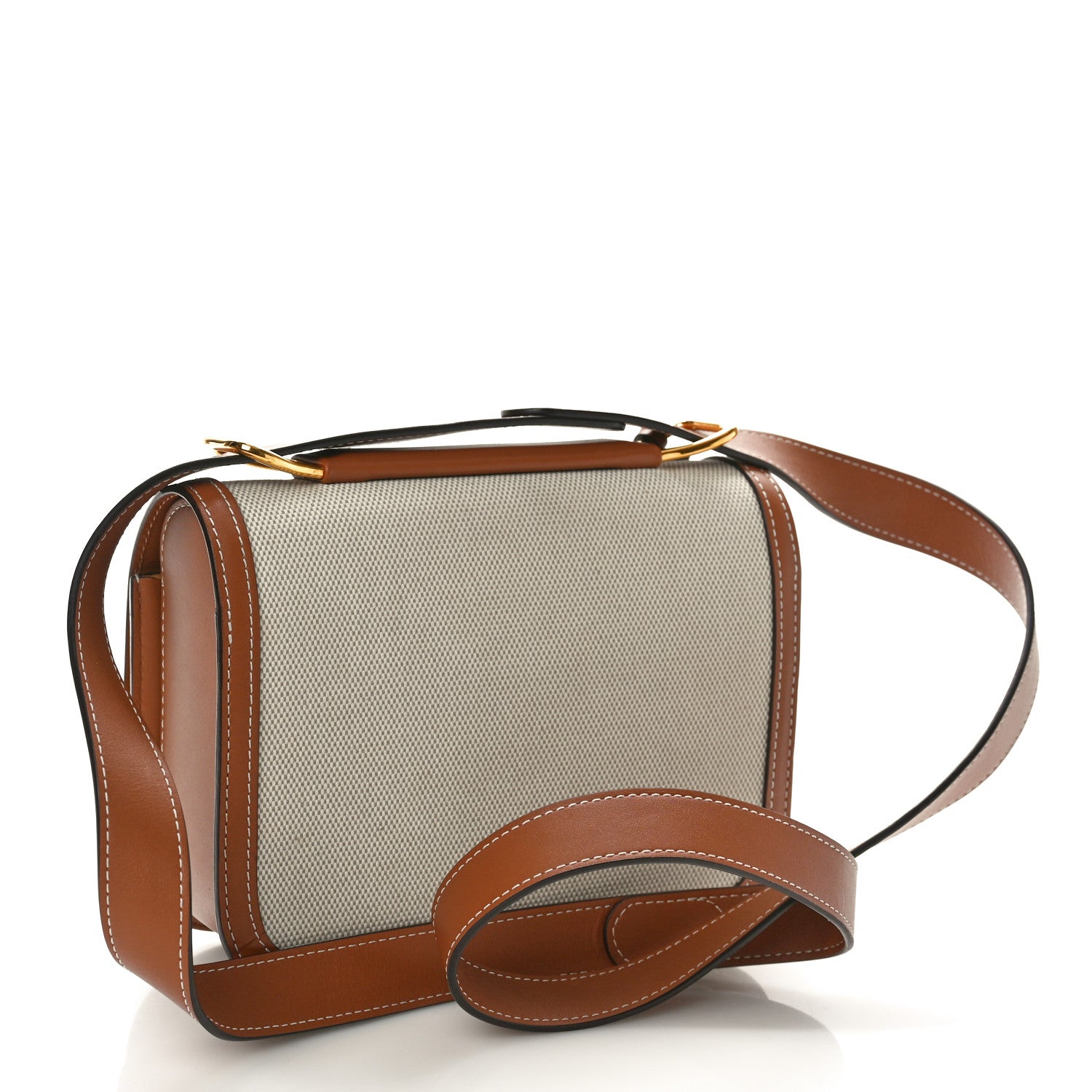 Delvaux Olen Calfskin Small Lingot Crossbody natural tan 3 of 10