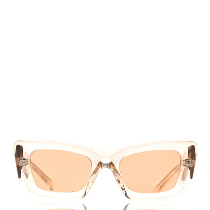 Prada Cat Eye Sunglasses SPR 13Z Transparent Beige 2 of 7
