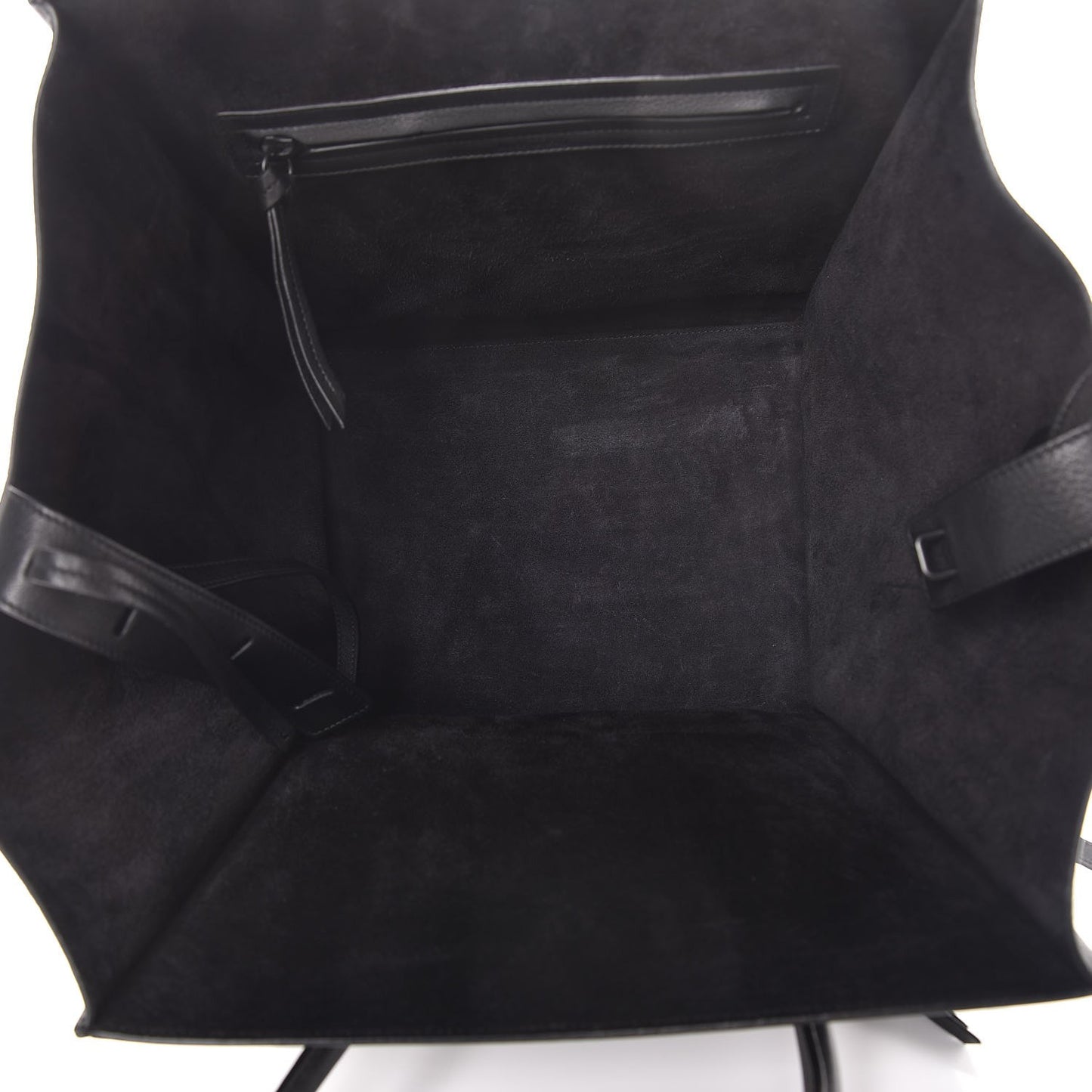 Grained Calfskin Medium Phantom Luggage Black