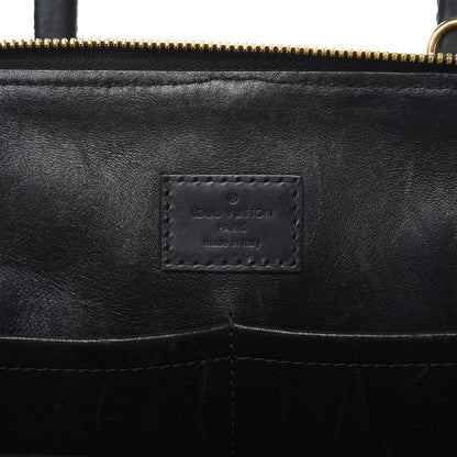 Louis Vuitton Lambskin Malletage Alma PM Black 6 of 20