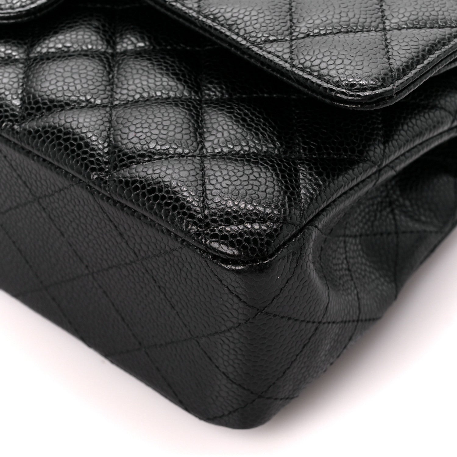Chanel Caviar Quilted Medium Double Flap Black 11 of 11