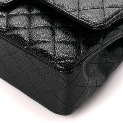 Chanel Caviar Quilted Medium Double Flap Black 11 of 11