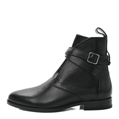 Saint Laurent Calfskin Dare 25 Jodhpur Ankle Boots 41.5 Black 1 of 9