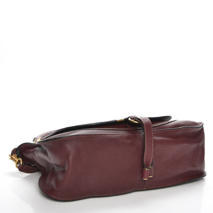 Chloe Calfskin Medium Marcie Satchel Wine Purple 5 of 8