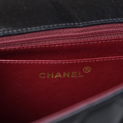 Chanel Lambskin Quilted Medium Single Flap Black 5 of 10