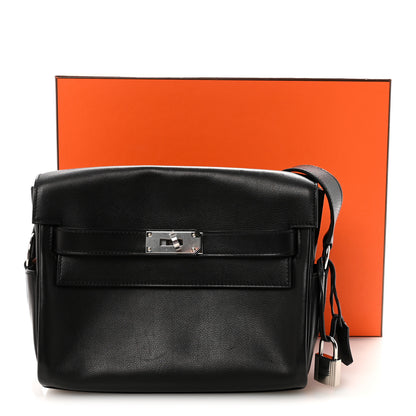 Hermes Evercolor Kelly Messenger PM Black 10 of 10