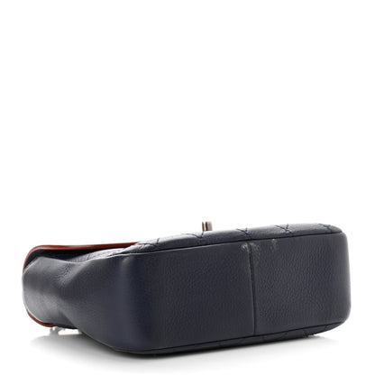 Chanel Grained Calfskin Archi Chic Flap Navy 4 of 15