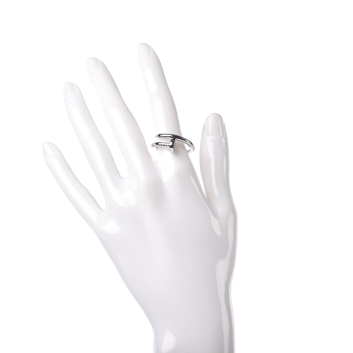 18K White Gold Juste Un Clou Ring 57 8