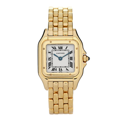 Cartier 18K Yellow Gold 22mm Panthere Quartz Watch 1 of 4