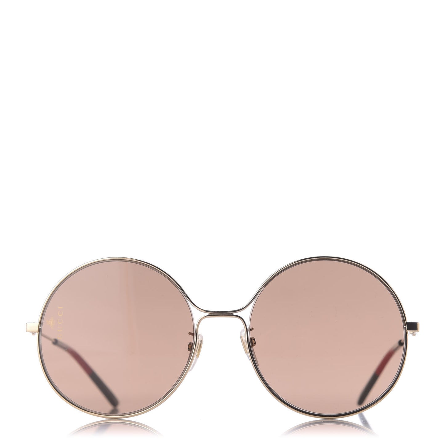 Round Sunglasses GG0395S Red Green