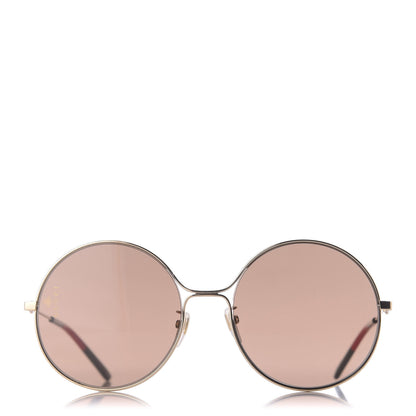 Gucci Round Sunglasses GG0395S Red Green 2 of 8