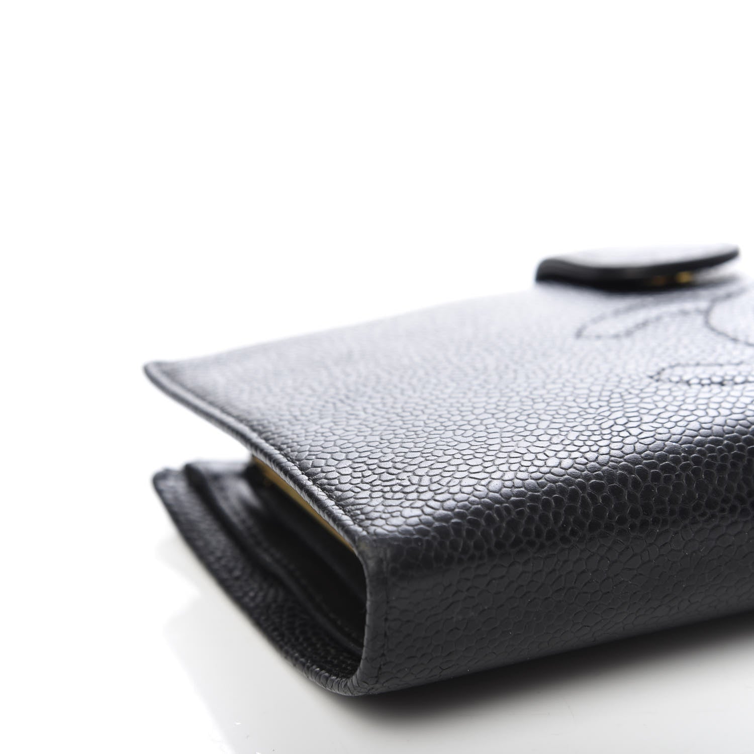 Chanel Caviar Timeless CC French Wallet Black 6 of 12