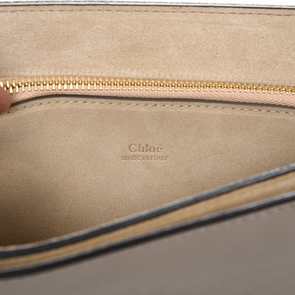 Chloe Calfskin Suede Medium Faye Shoulder Bag Motty Grey 6 of 6