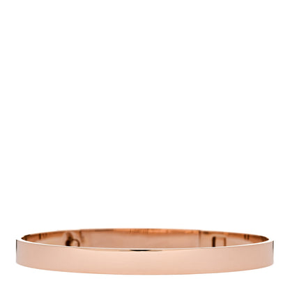 Hermes 18K Rose Gold PM Collier De Chien Bracelet LG 2 of 3