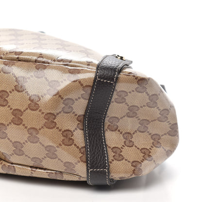Gucci Crystal Monogram Medium Abbey Shoulder Bag Dark Brown 9 of 9