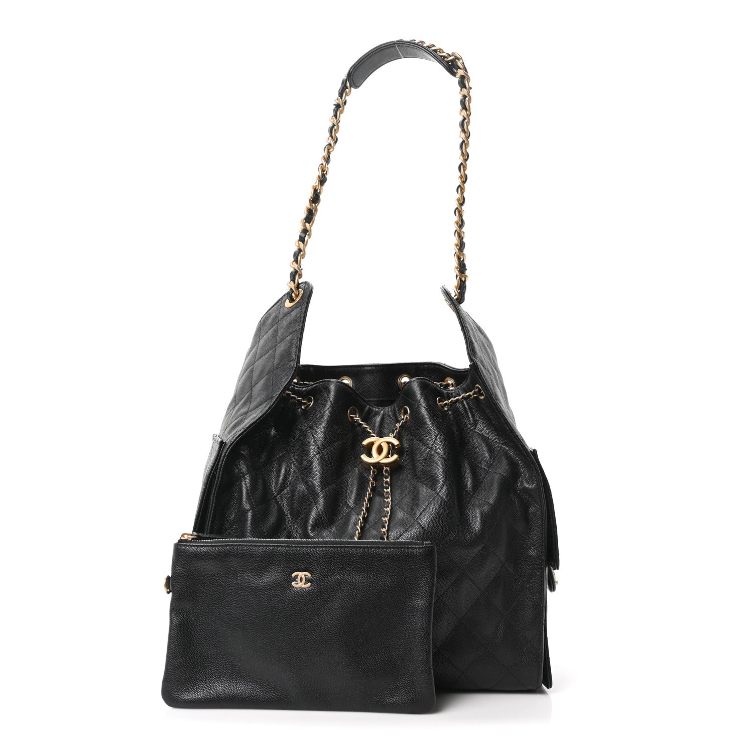 Chanel Caviar Quilted Medium Chanel 25 Handbag Black 3 of 11