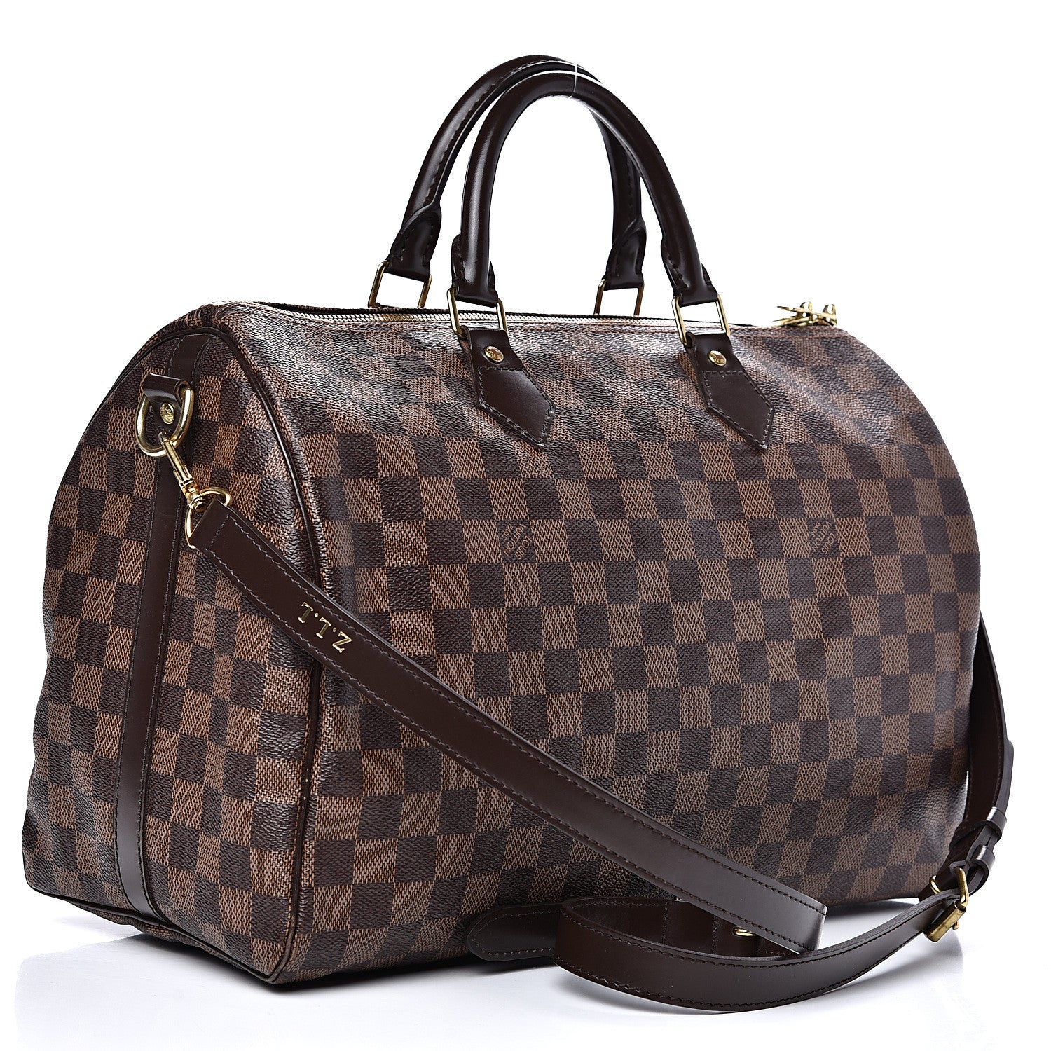 Louis Vuitton Damier Ebene Speedy Bandouliere 35 2 of 12