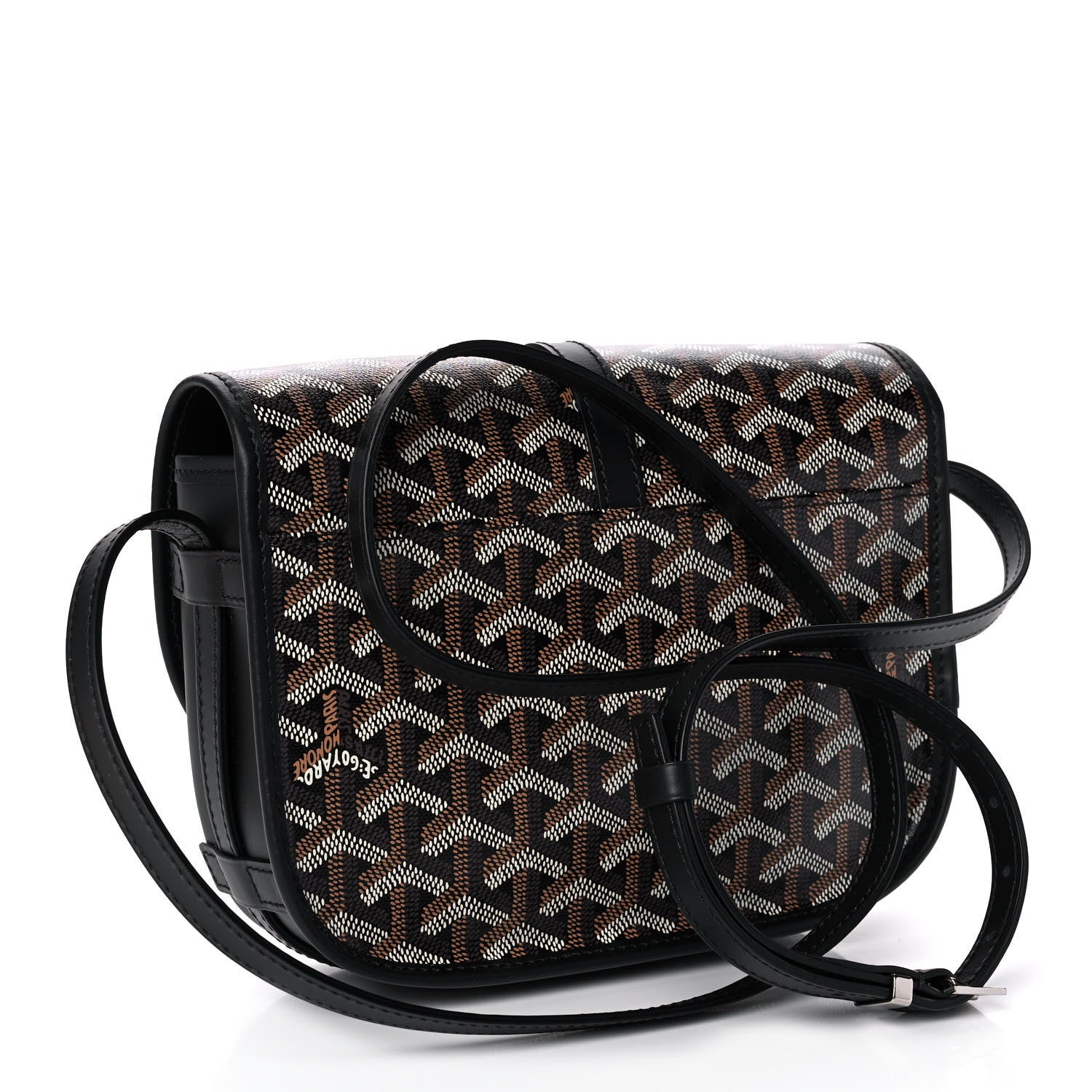 Goyard Goyardine Belvedere II PM Messenger Bag Black 3 of 9