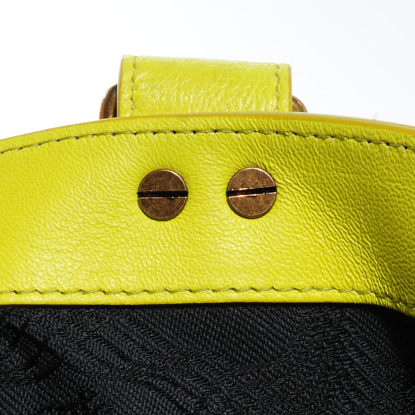 Leather PS1 Tote Citron