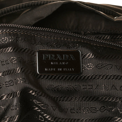 Prada Nylon Vela Medium Backpack Dark Brown 6 of 15