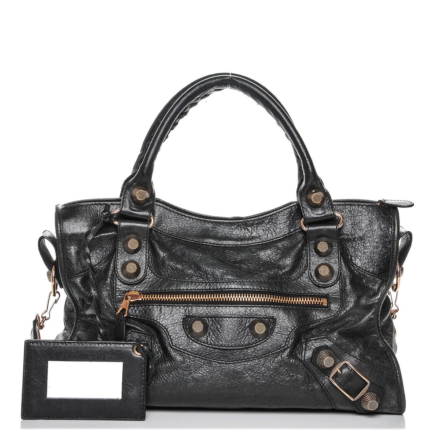 Agneau Giant 21 Rose Gold Hardware City Black