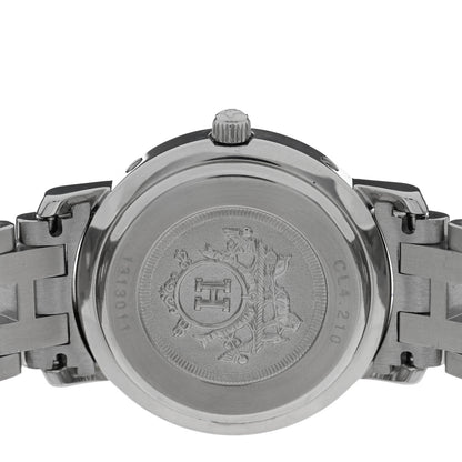 Hermes Stainless Steel 24mm Clipper Quartz Watch White 4 of 4