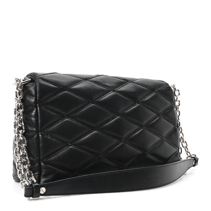 Louis Vuitton Lambskin Malletage GO-14 MM Black 4 of 10