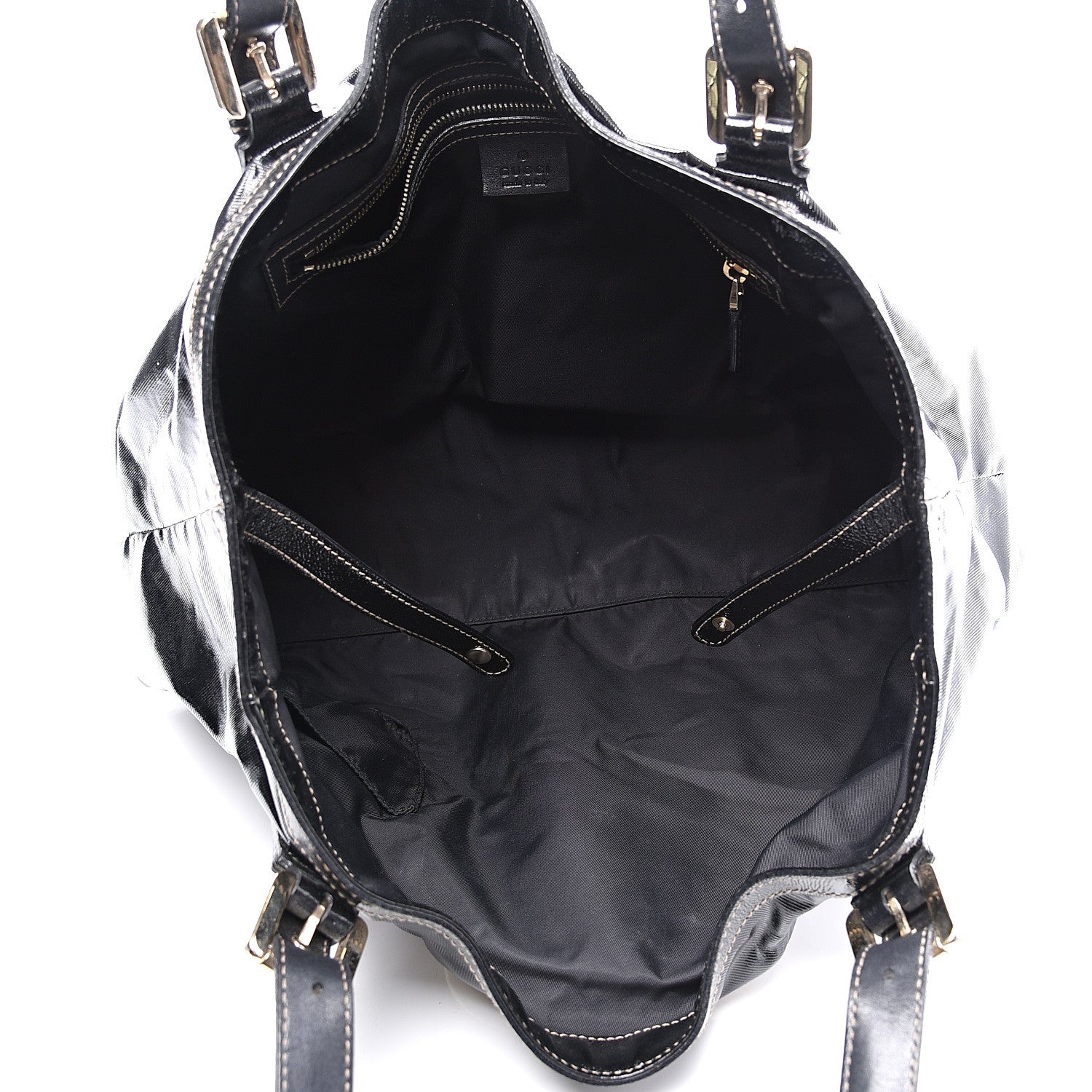 Gucci Dialux Medium Britt Shoulder Bag Black 4 of 11