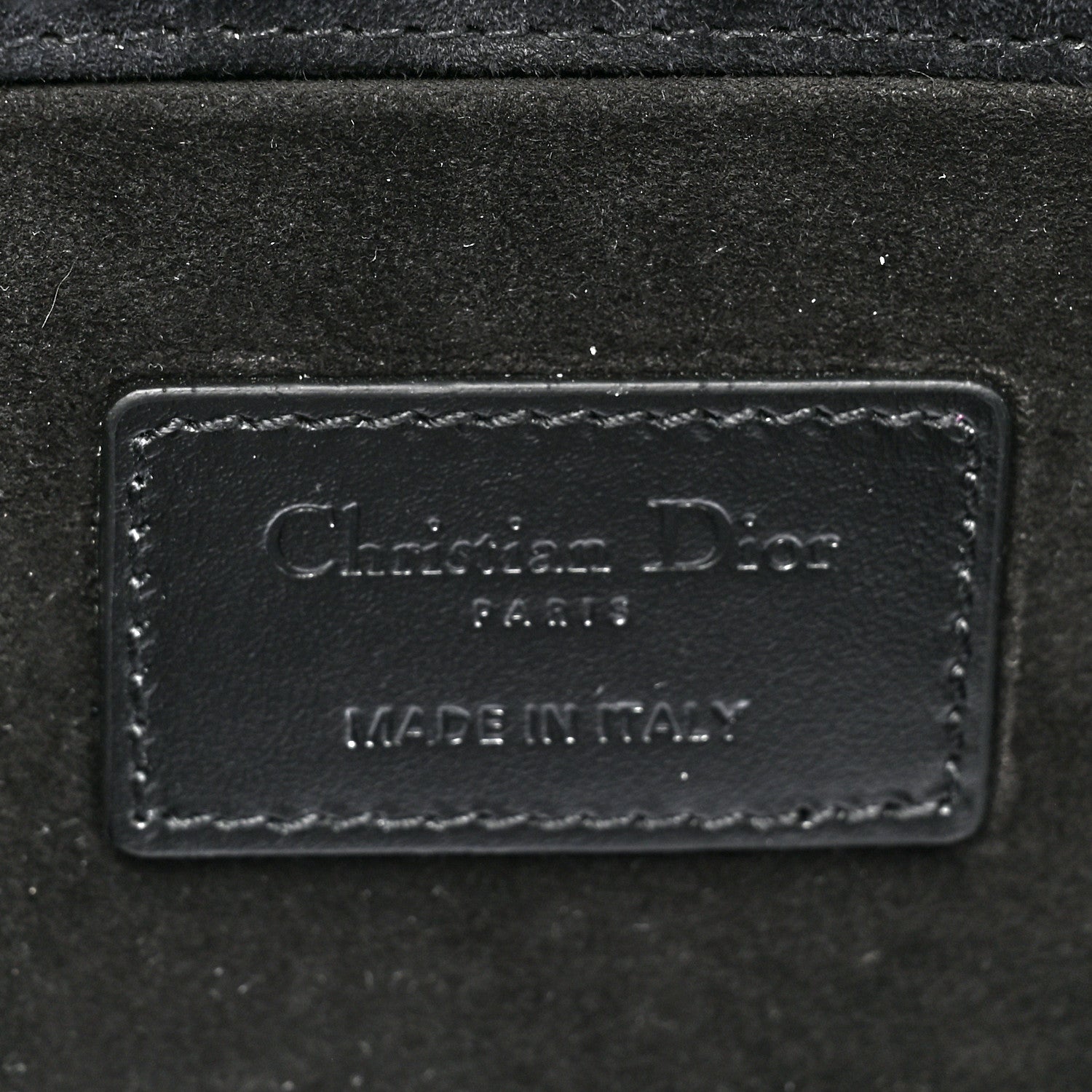 Christian Dior Calfskin Cannage Diamond Medium Lady D-Joy Black 6 of 14
