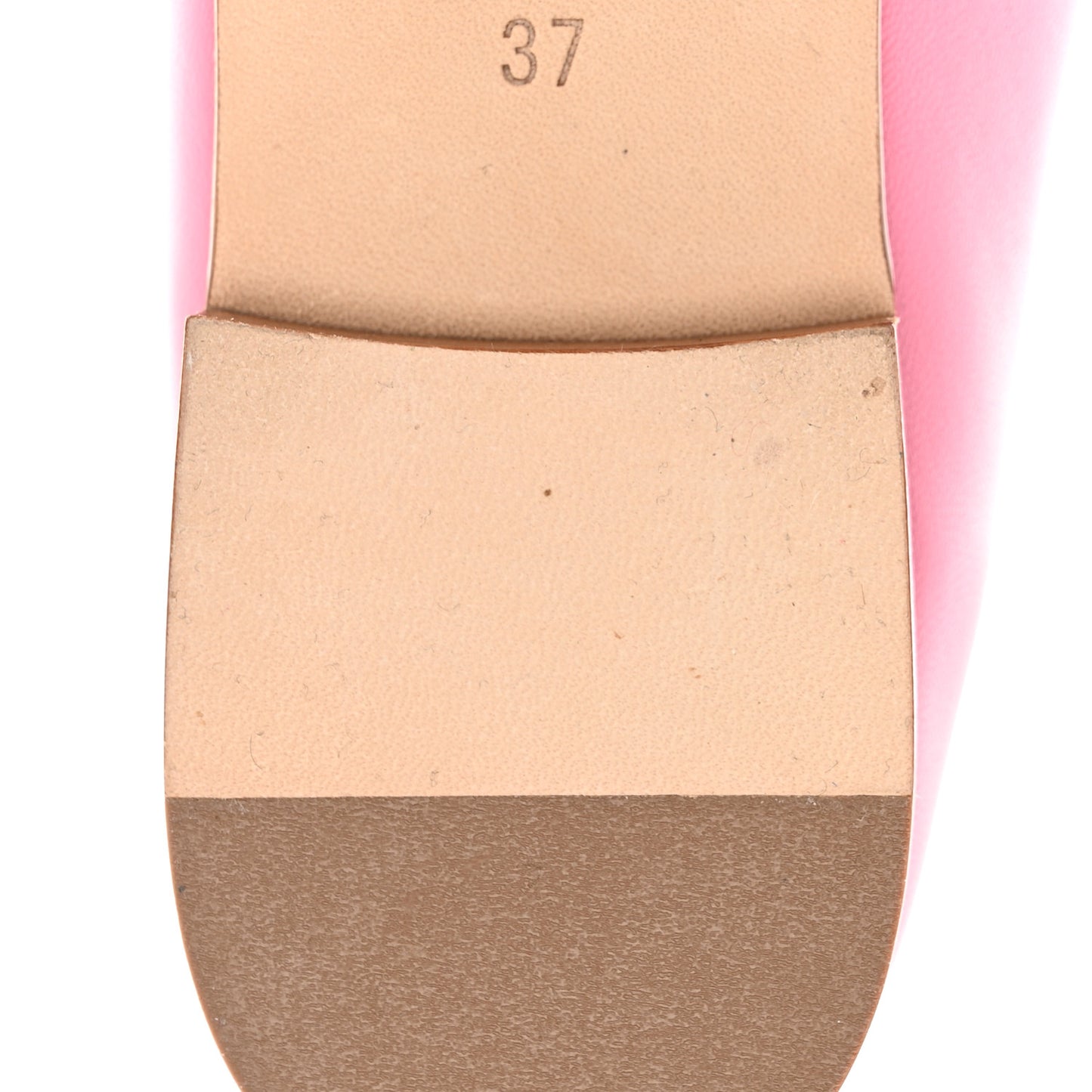Lambskin Cap Toe CC Ballerina Flats 37 Pink