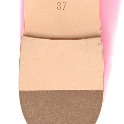 Chanel Lambskin Cap Toe CC Ballerina Flats 37 Pink 11 of 13