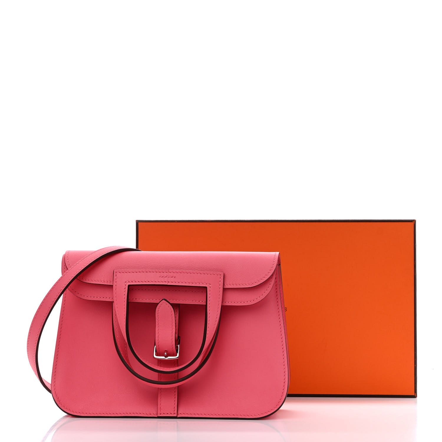 Hermes Swift Mini Halzan 22 Rose Azalee 12 of 12