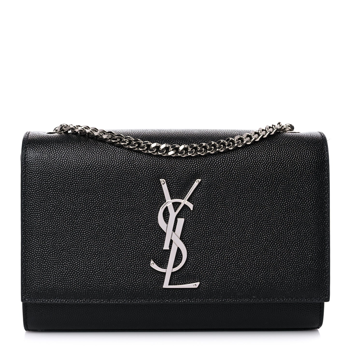 Grain De Poudre Small Monogram Kate Satchel Black