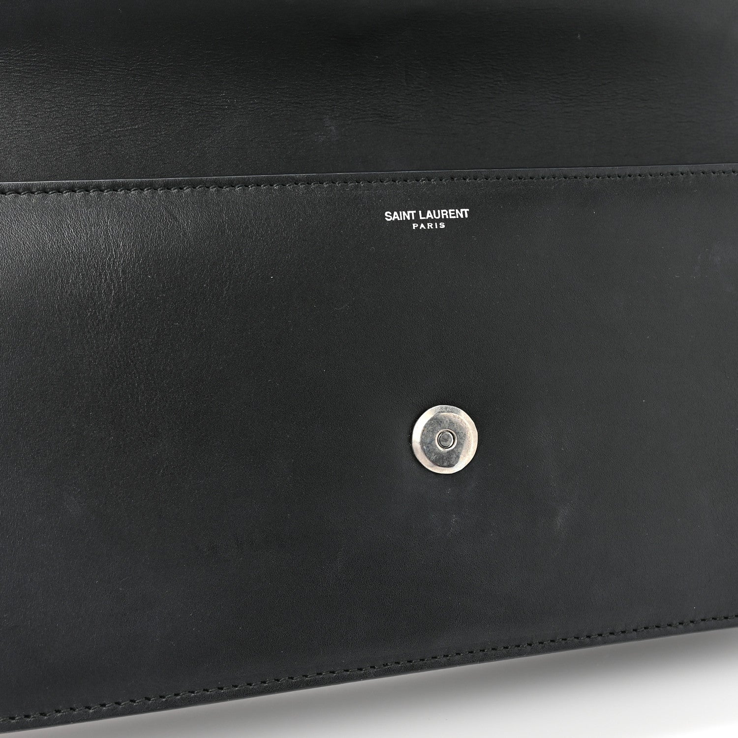 Saint Laurent Calfskin Classic Betty Clutch Black 12 of 13