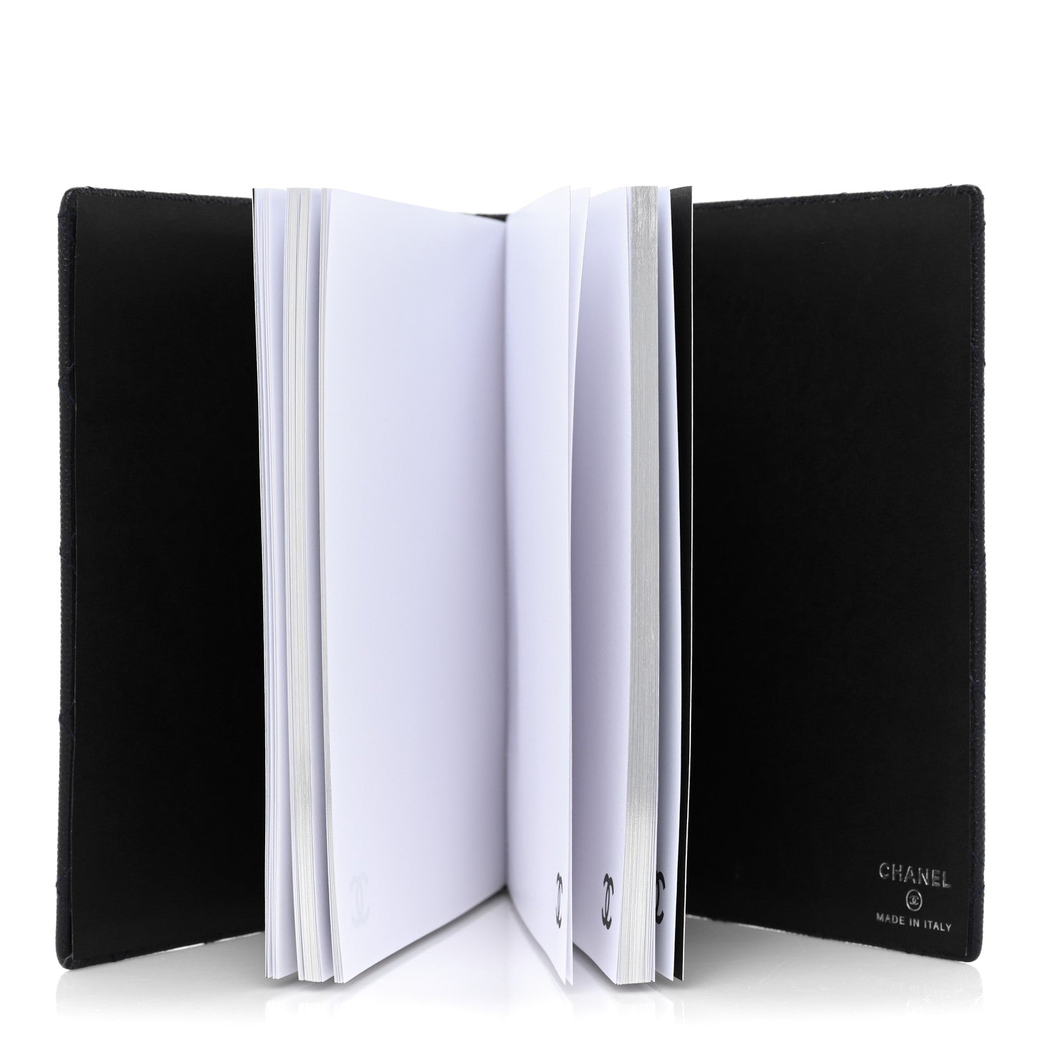 Chanel Caviar Quilted Notebook Black 5 of 10