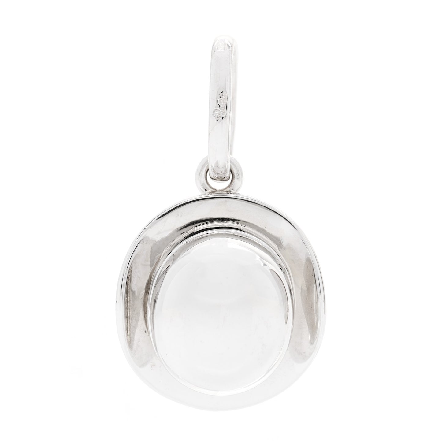 18K White Gold Hat Pendant