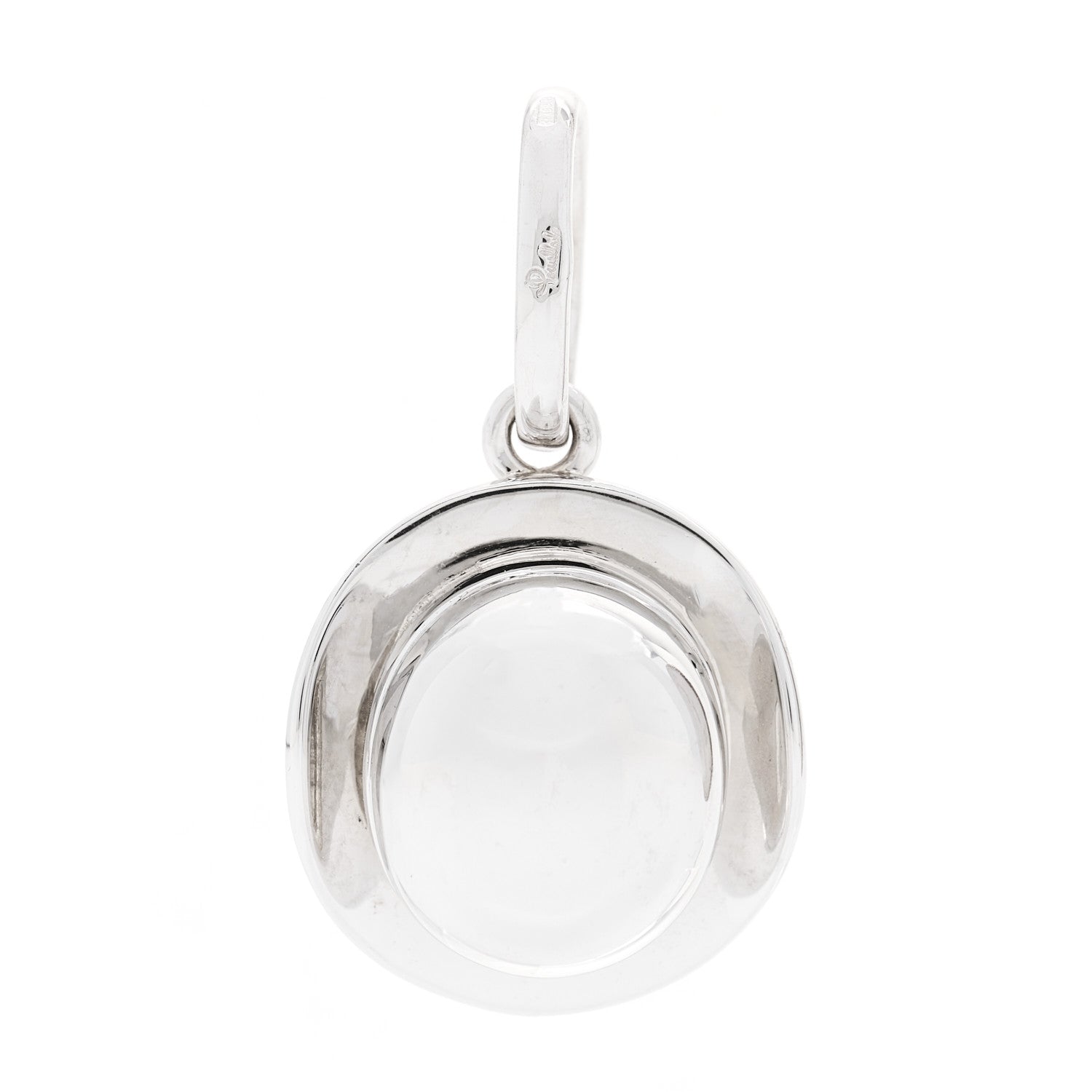 Pomellato 18K White Gold Hat Pendant 1 of 4