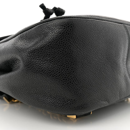 Chanel Caviar CC Backpack Black 9 of 13