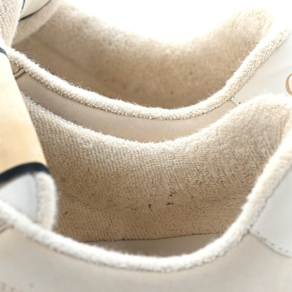 Gucci Nylon Nubuck Web Womens Screener Sneakers 38.5 Mystic White Dusty Milk 16 of 23