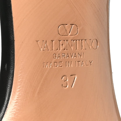 Valentino Garavani Calfskin Vlogo Slingback 40mm Pumps 37 Black 7 of 9