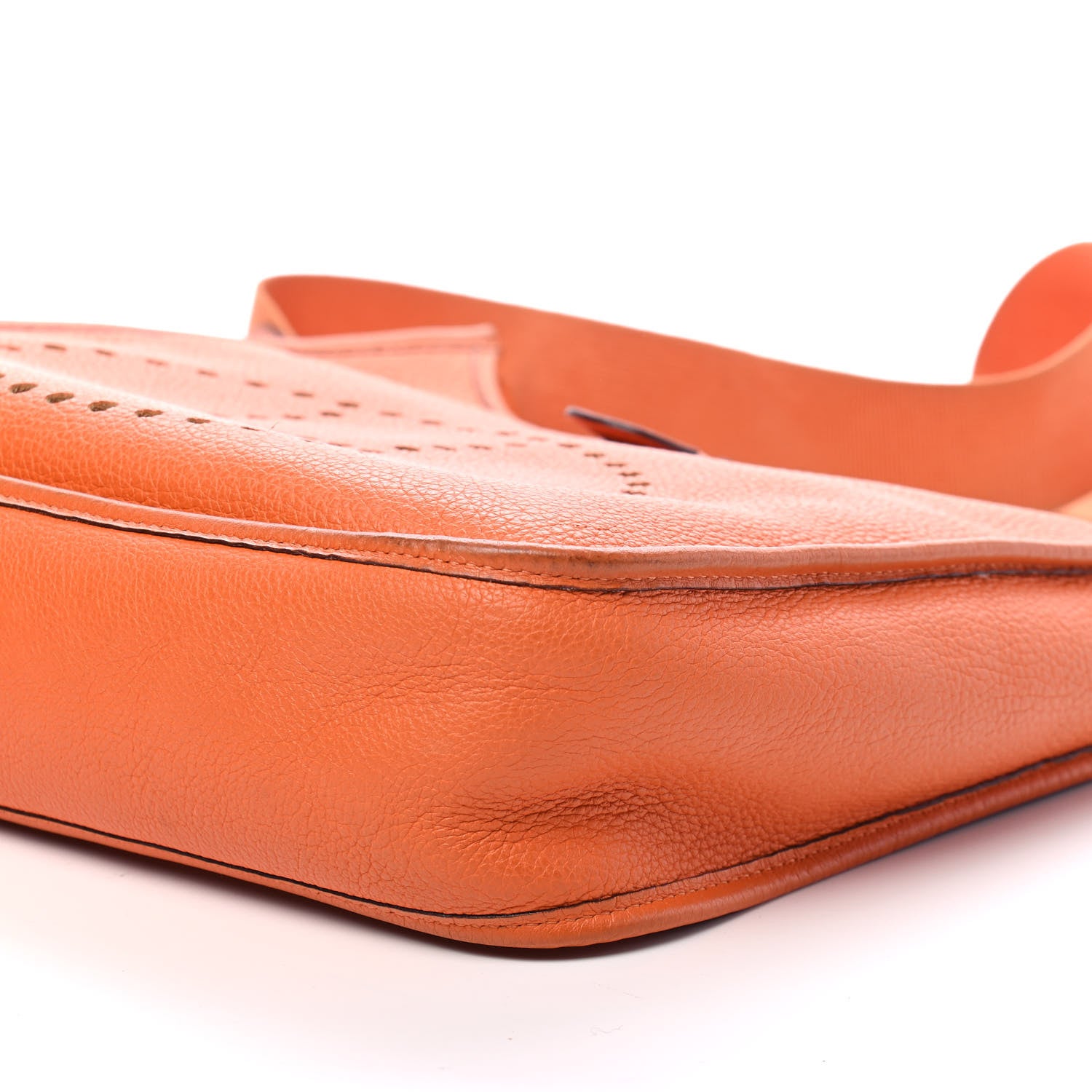 Hermes Taurillon Clemence Evelyne PM Orange 10 of 10