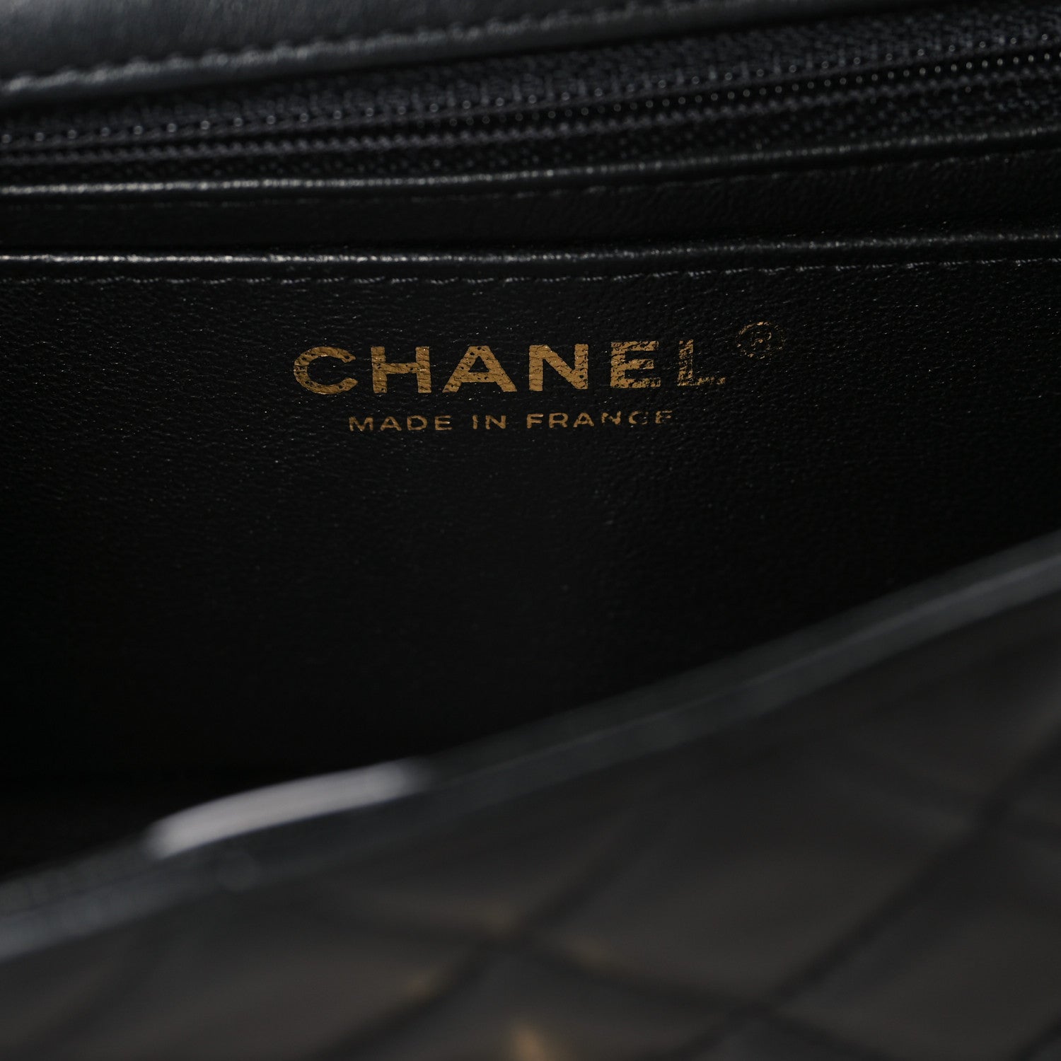 Chanel Lambskin Quilted Mini Rectangular Flap Black 6 of 10