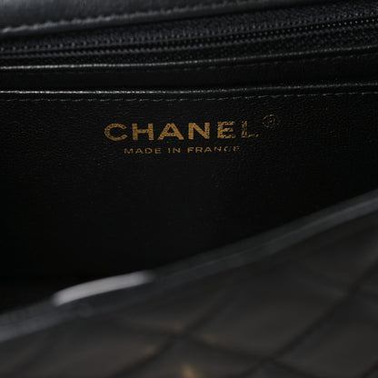 Chanel Lambskin Quilted Mini Rectangular Flap Black 6 of 10