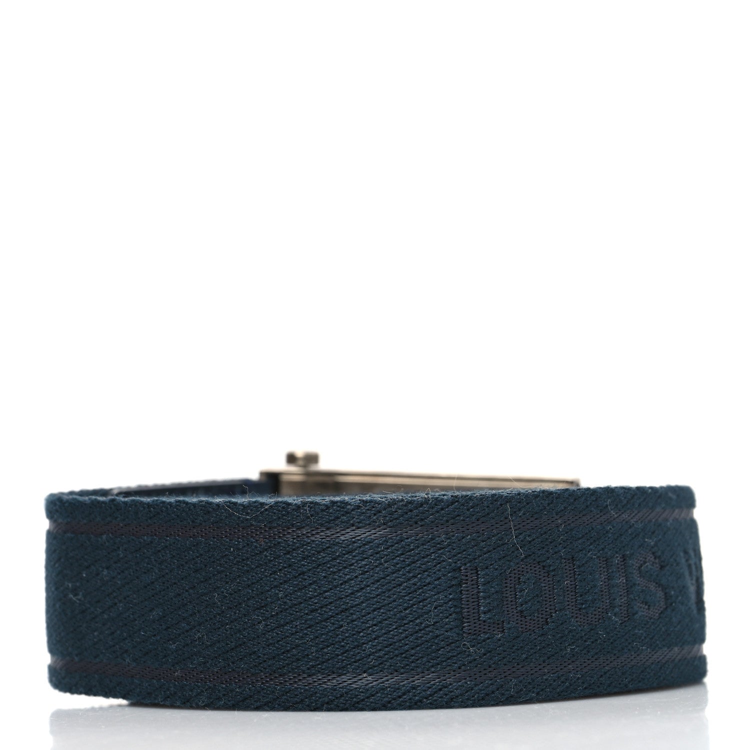 Louis Vuitton Bengale Inventeur Belt 90 36 Navy 2 of 6