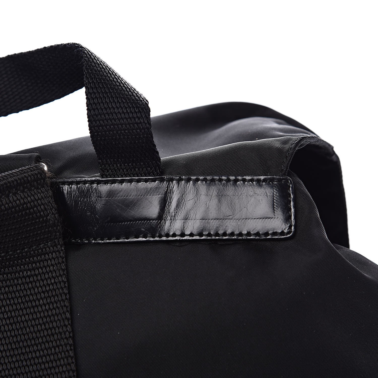 Prada Nylon Vela Medium Backpack Black 11 of 12