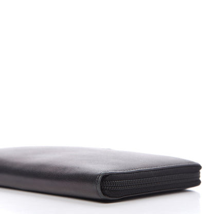 Chanel Caviar Large Sevruga Zip Around Organizer Wallet Black 7 of 14