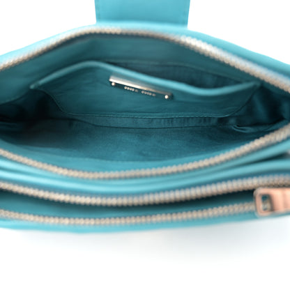 Miu Miu Nappa Matelasse Crystal Crossbody Clutch Fuxia 5 of 10